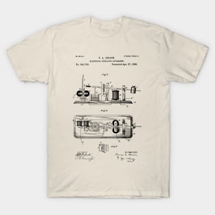 EDISON PATENT / Edison Patent Drawing 340708 T-Shirt